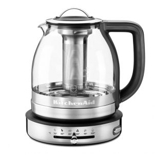 KitchenAid Artisan Glass Cordless Tea Kettle, 1.5L